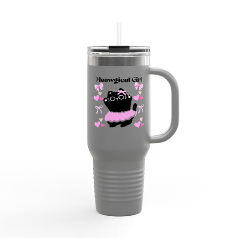 'Meowgical Girl' Insulated Travel Mug, 40oz