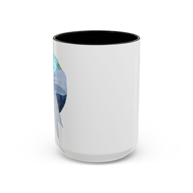 Earth Wrapped In A Bow Accent Coffee Mug