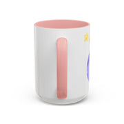 Astronaut Taking Off In Space Accent Coffee Mug