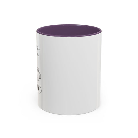 'Now Loading...Spooky Vibes' Accent Coffee Mug