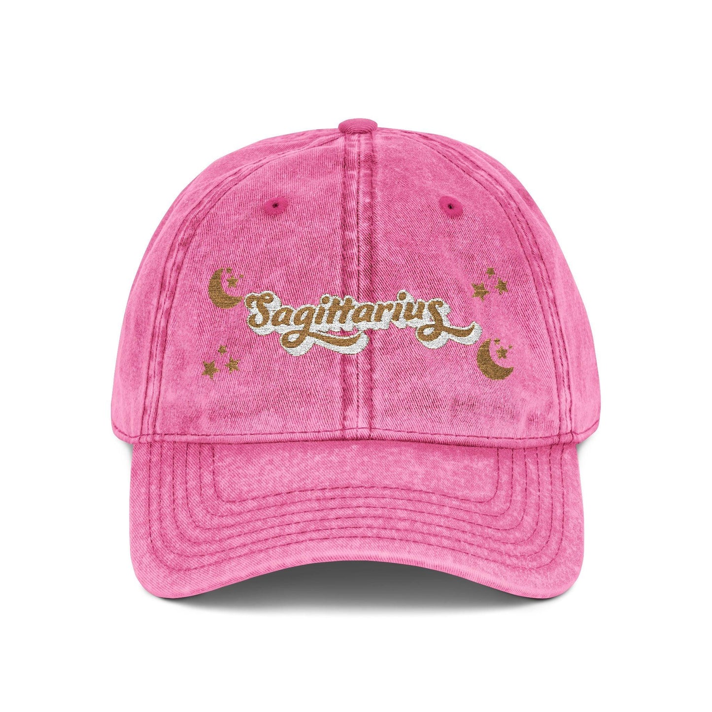 'Sagittarius' Vintage Embroidered Cap