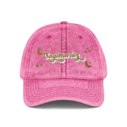 'Sagittarius' Vintage Embroidered Cap