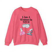 'I Am A Woman In STEM' Scientist Unisex Crewneck Sweatshirt
