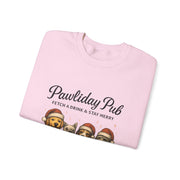 Pawlidday Pub Sweatshirt, Cozy Dog Lover Crewneck, Funny Pet Sweatshirt, Holiday Dog Apparel, Gift for Animal Lovers