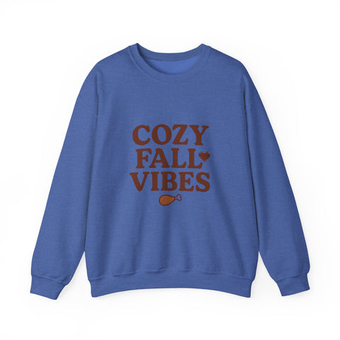 Cozy Fall Vibes Sweatshirt - Unisex Crewneck, Autumn Apparel, Perfect for Thanksgiving, Comfortable Gift, Casual Style
