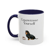 'Espawresso Yourself' Dachshund Accent Coffee Mug