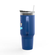 'Side Quest: Pool Party' Insulated Travel Mug, 40oz