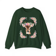 Geeky Goddess Deer Unisex Crewneck Sweatshirt