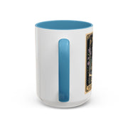 'The Bookworm' Tarot Card Accent Coffee Mug