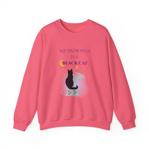 'My Patronus Is A Black Cat' Unisex Crewneck Sweatshirt