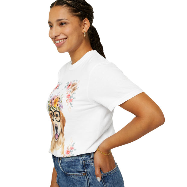 Geeky Goddess Golden Retriever Unisex T-Shirt