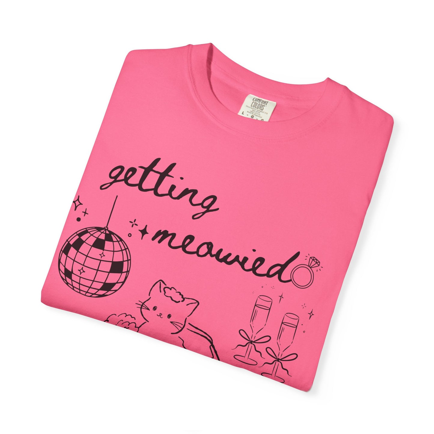 Getting Meowied Bachelorette Shirt Cat Bachelorette Shirt Cat Themed Bach Party Shirts Cat Lovers Wedding Shirts Cat Bridal Party Tees