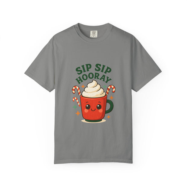 'Sip Sip Hooray' Holiday Unisex T-shirt