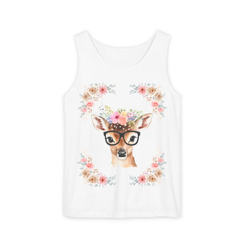Geeky Goddess Deer Unisex Tank Top