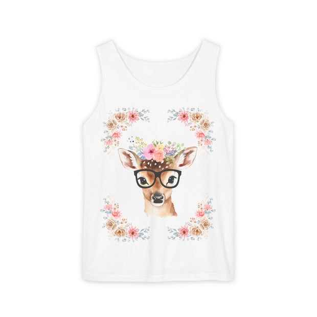 Geeky Goddess Deer Unisex Tank Top