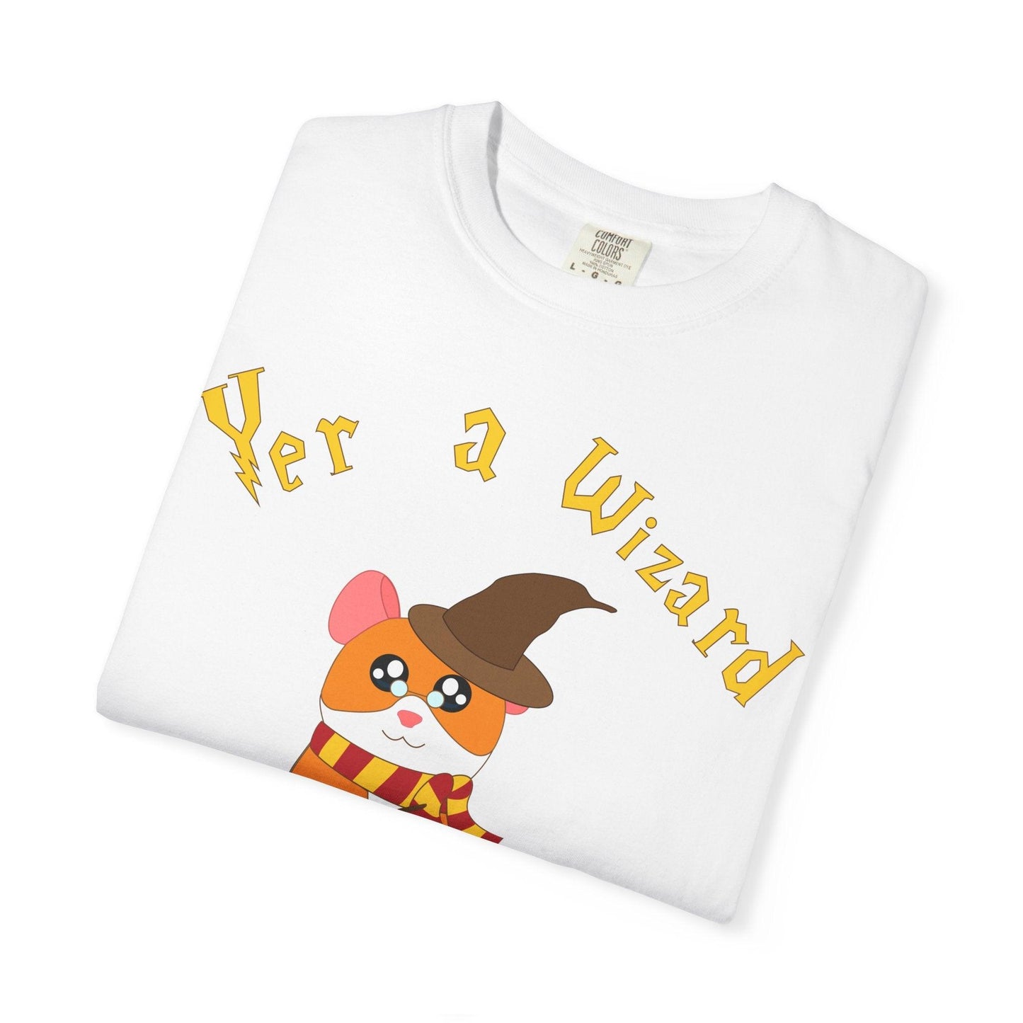 Hammy Wizard Hamster T-Shirt | Cute Spellcaster Illustration