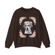 Geeky Goddess Dalmatian Unisex Crewneck Sweatshirt