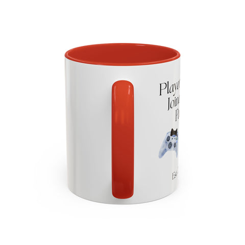 'Player 2 Has Joined The Party' 'Est. 2026' Accent Coffee Mug