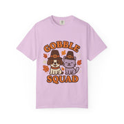 Thanksgiving Gobble Squad T-shirt, Unisex Tee for Pet Lovers, Fall Apparel, Thanksgiving Celebration, Cute Animal Shirt, Seasonal Gift