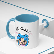'Hi Cutie' Accent Coffee Mug