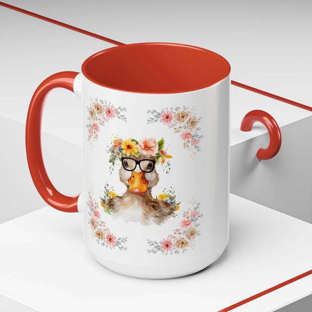 Geeky Goddess Duck Accent Coffee Mug