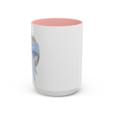 Moon Wrapped In A Bow Accent Coffee Mug