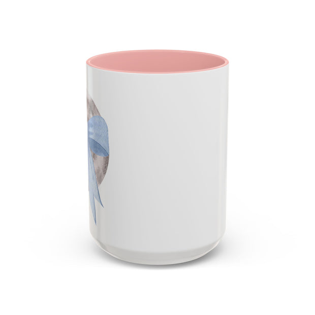 Moon Wrapped In A Bow Accent Coffee Mug