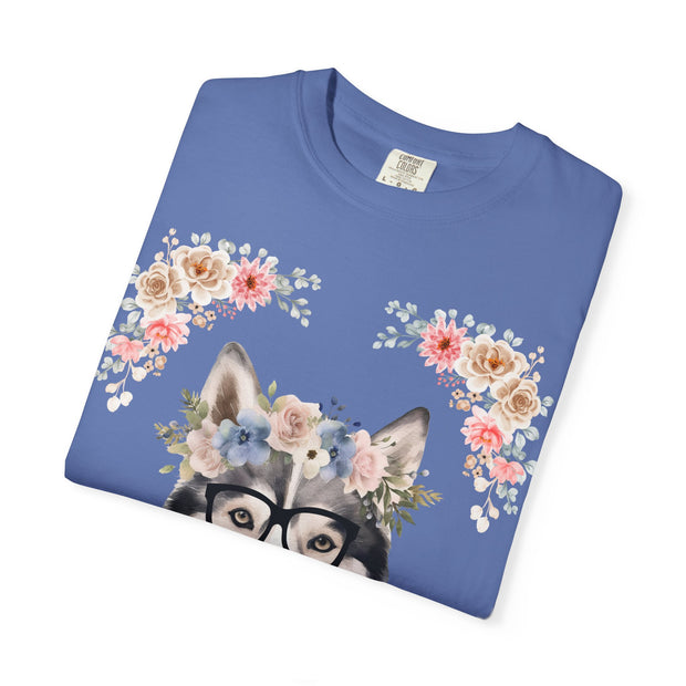 Geeky Goddess Siberian Husky Unisex T-Shirt