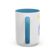 Astronaut Taking Off In Space Accent Coffee Mug