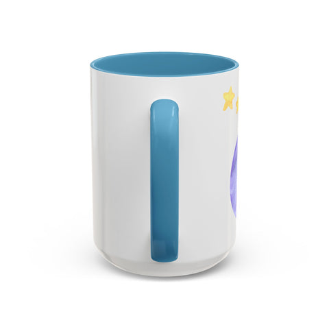 Astronaut Taking Off In Space Accent Coffee Mug