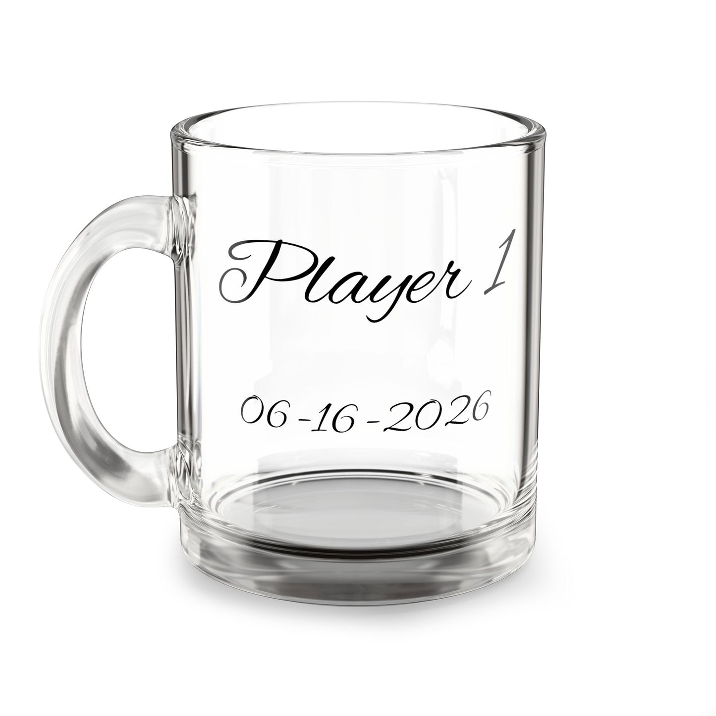 Player 2 Has Joined the Party Glass Mug, Personalized Gamer Groom Mug, Custom Wedding Coffee Cup, Groom Gift