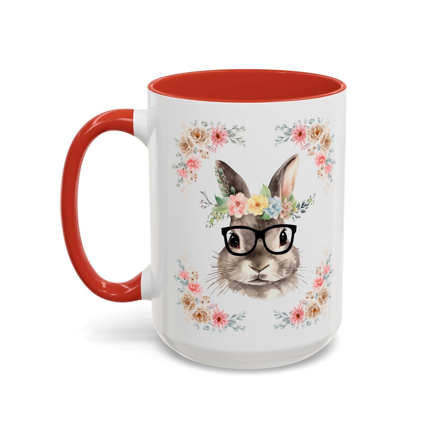 Geeky Goddess Bunny Accent Coffee Mug