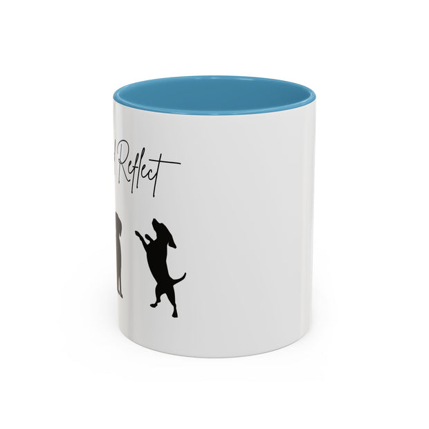 'Paws and Reflect' Dogs Accent Coffee Mug