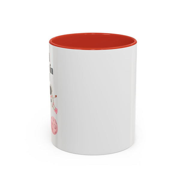 'I Am A Woman In STEM' Astronaut Accent Coffee Mug