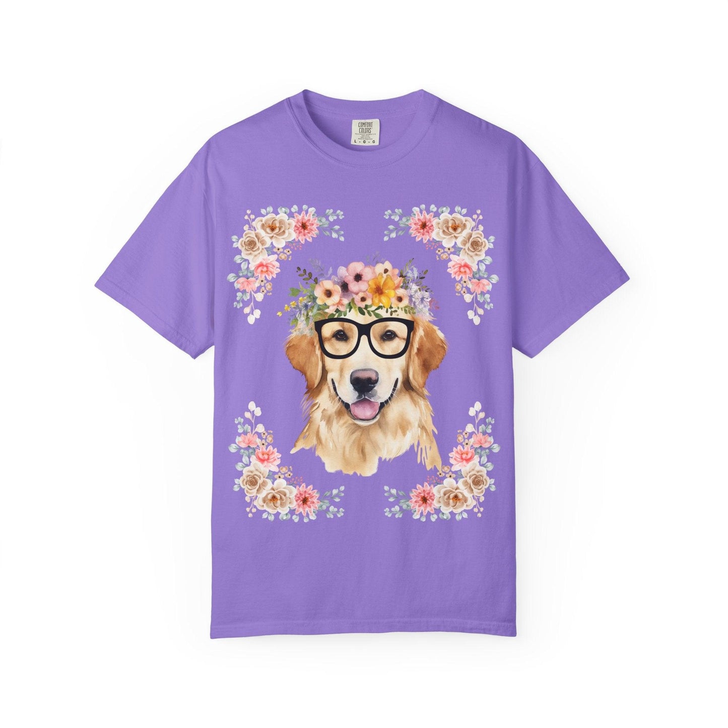 Geeky Goddess Golden Retriever Unisex T-Shirt