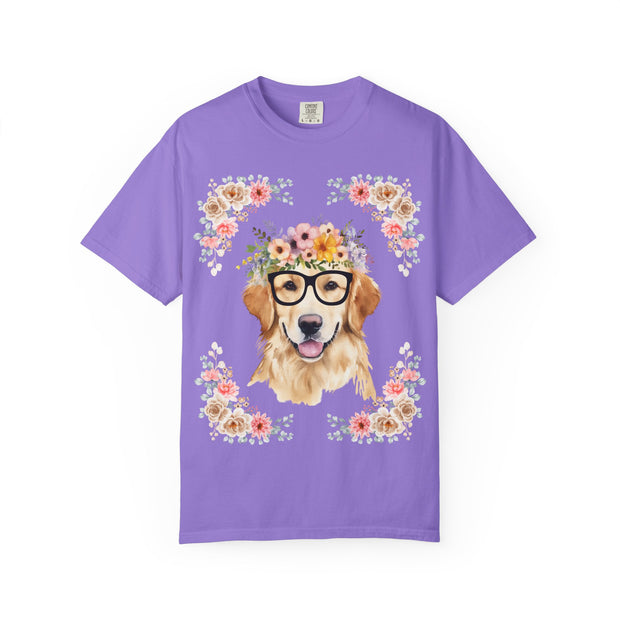 Geeky Goddess Golden Retriever Unisex T-Shirt