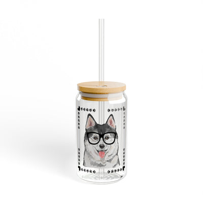 Geeky Good Siberian Husky Sipper Glass