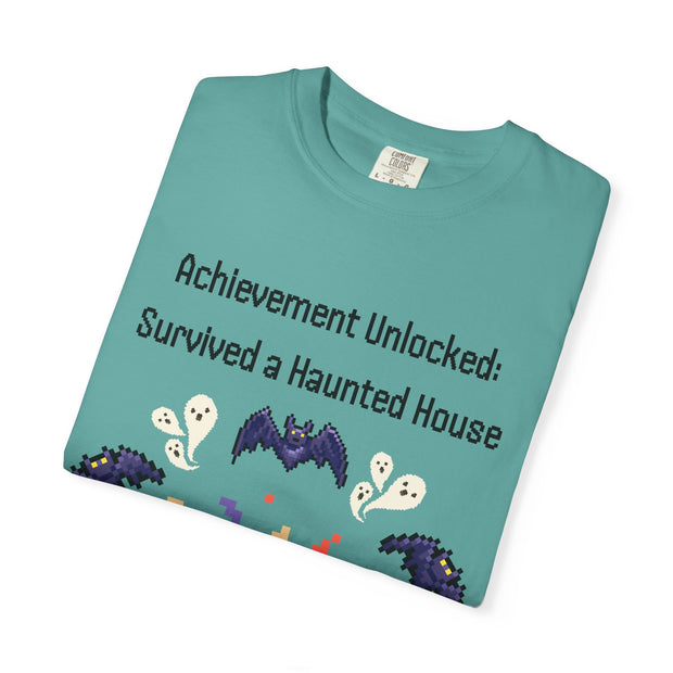 'Achievement Unlocked Haunted House' Unisex T-Shirt