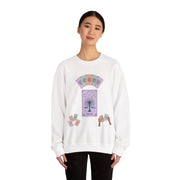 'Justice' Tarot Card Unisex Crewneck Sweatshirt