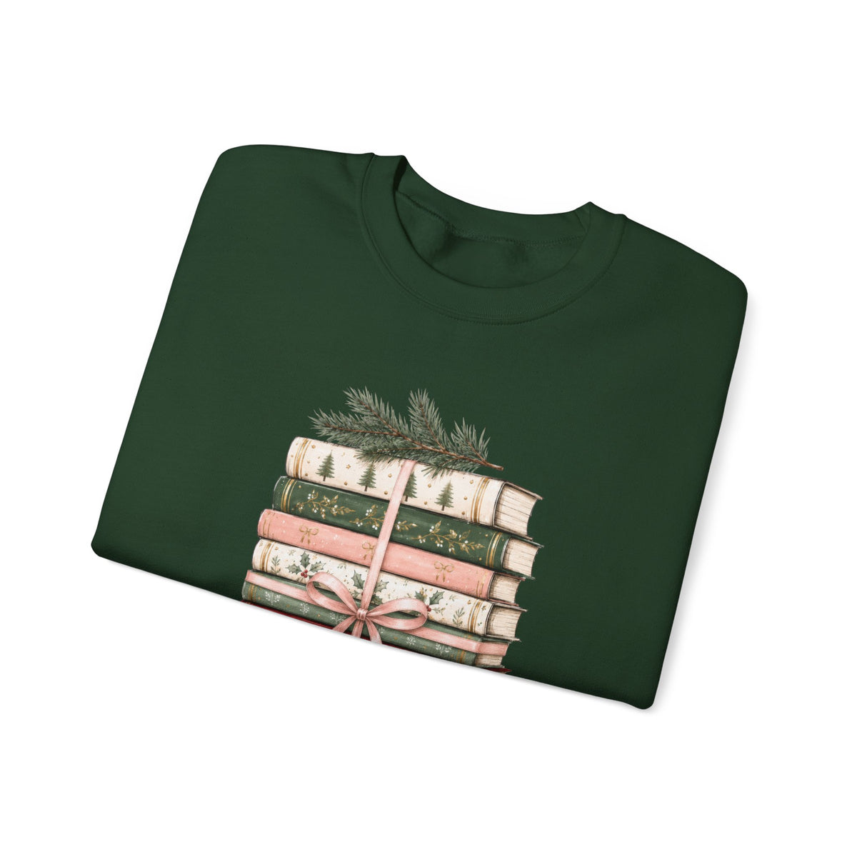 Bookish Christmas Sweatshirt, Christmas Book Lover Crewneck, Cozy Reader Sweater, BookTok Holiday Shirt, Reader Christmas Gift