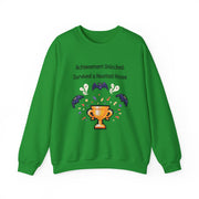 'Achievement Unlocked: Survived A Haunted House' Unisex Crewneck Sweatshirt