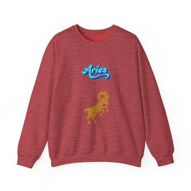 'Aries' Zodiac Unisex Crewneck Sweatshirt