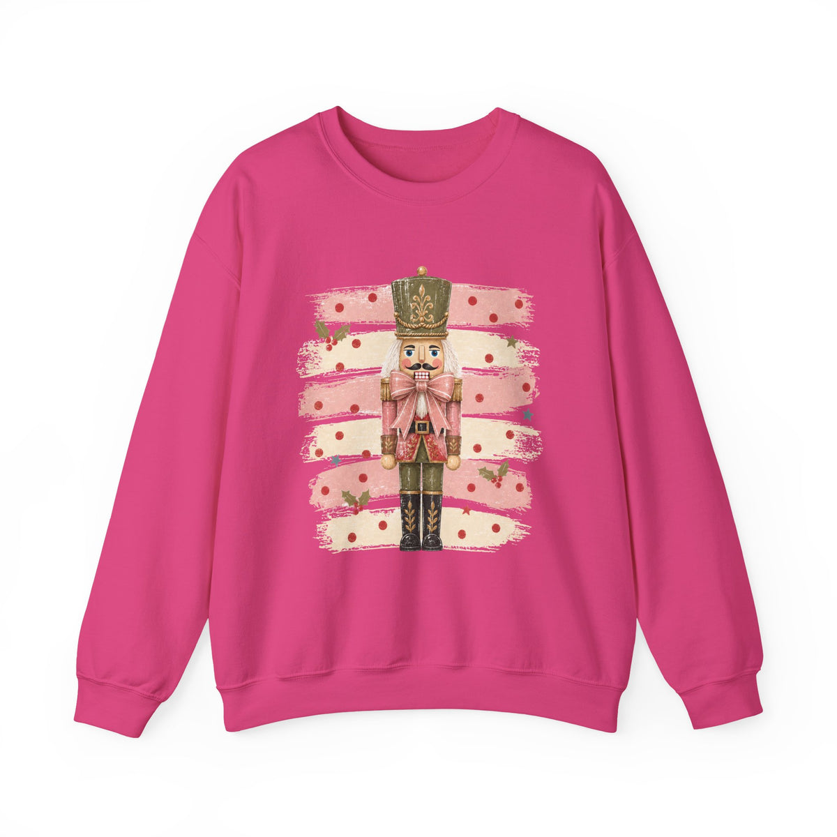 Coquette Nutcracker Sweatshirt, Pink Bow Christmas Crewneck, Nutcracker Christmas Shirt, Girly Holiday Sweatshirt, Vintage Christmas Gift