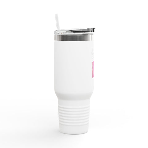 'I Like Big Books and I Cannot Lie' Insulated Travel Mug, 40oz