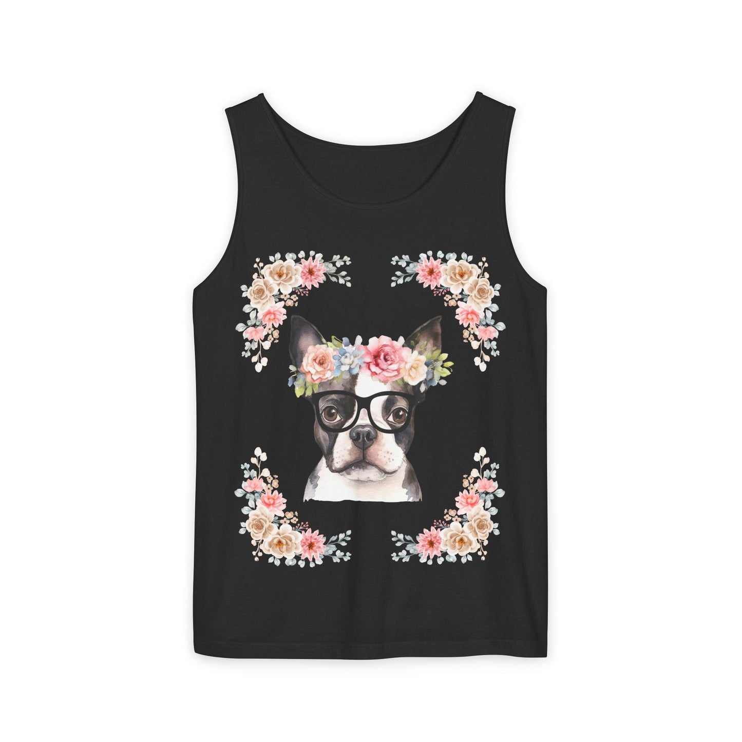 Geeky Goddess French Bullldog Unisex Tank Top