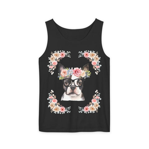 Geeky Goddess French Bullldog Unisex Tank Top
