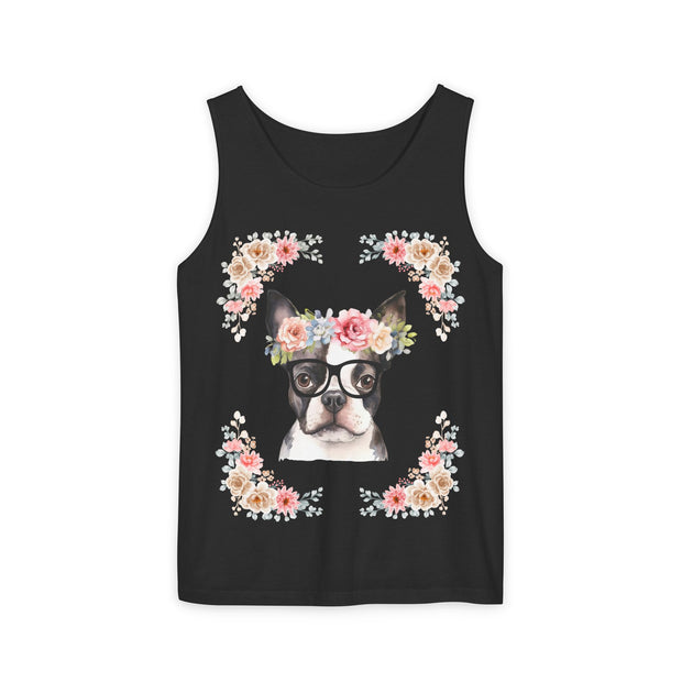 Geeky Goddess French Bullldog Unisex Tank Top