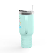 'Side Quest: Pool Party' Insulated Travel Mug, 40oz