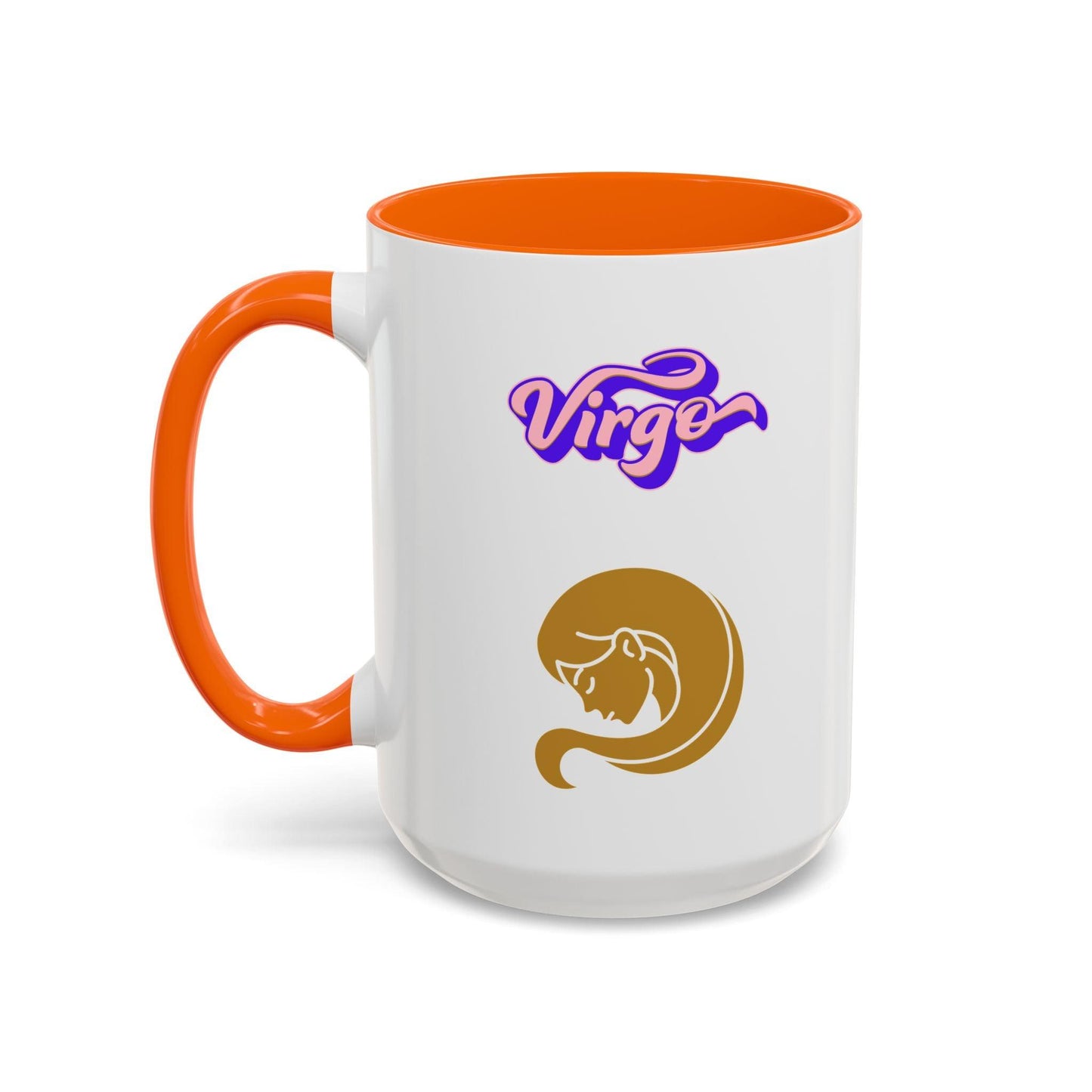 'Virgo' Zodiac Accent Coffee Mug