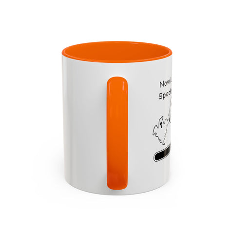 'Now Loading...Spooky Vibes' Accent Coffee Mug